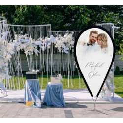 Pinpoint Flags Package with Cross Base (43" x 86")