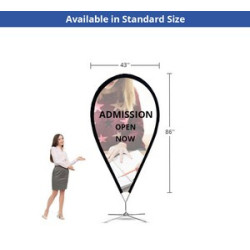 Pinpoint Flags Package with Cross Base (43" x 86")