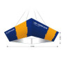 Sky Tube Tapered Square Hanging Banners, Single Sided