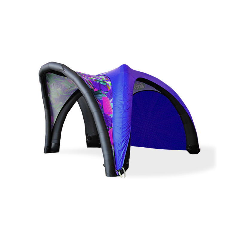 Custom Printed Inflatable Dome Tent - Design 1, Banner, Topper and Frame (10' x 10ft)