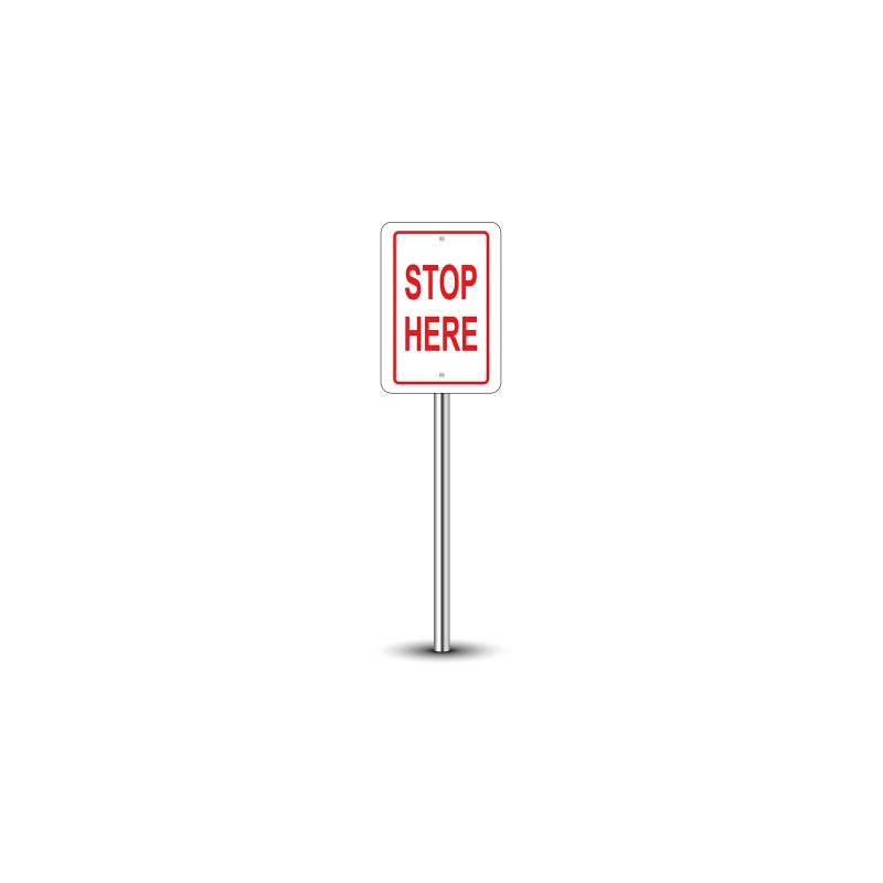 Reflective Stop Signs (1' x 1ft) SQFT
