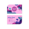 Die-Cut Business Cards, Printed Front and Back (3.5" x 2")
