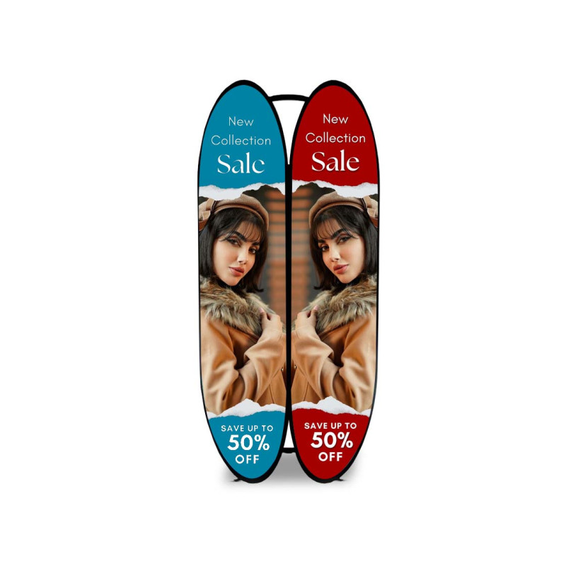Tower Pop Up Banner (3.28' x 6.56ft)