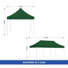 Green Canopy Tent (Topper and Frame) - (20' x 10ft)