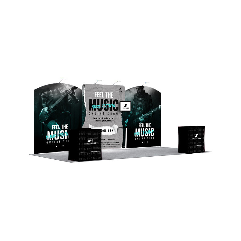 20' Trade Show Booth - Package 4