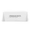 Premium White Table Covers & Throws - 4 sided (4' x 2.5')
