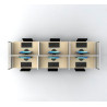 SEG Desktop Dividers - 6 Desk (5' x 14' x 2')