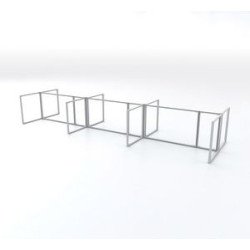 SEG Desktop Dividers - 6 Desk (5' x 14' x 2')