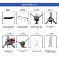 High Quality X banner Stand - Hardware only