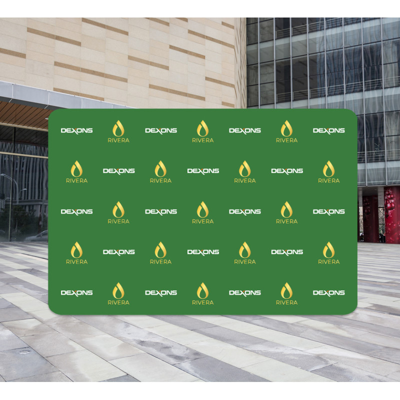 15' x 10' Step and Repeat Wall Box Fabric Display Single Sided Package