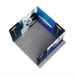 10' Magnetic Modular Fabric Display - U Shape (Double Sided)