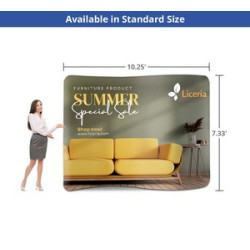 S Shape Pillow Case Backdrop (Graphic only)