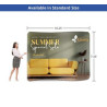S Shape Pillow Case Backdrop (Graphic only)