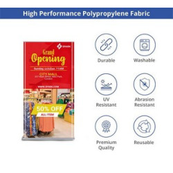 Silverstep 48" x 84" Retractable Banner Stand (Graphic only)