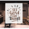 1' x 1' Front Adhesive Cut-Out Frosted Decal