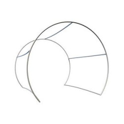 Half Circle Photo Booth Enclosure, Double Sided Package (8' x 8ft)