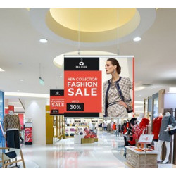 Hanging Clamp Bar Banners - 3' x 1'