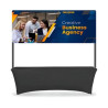 Table Top Banner - Half Display Package, Single Sided (6.07' x 3.44ft)
