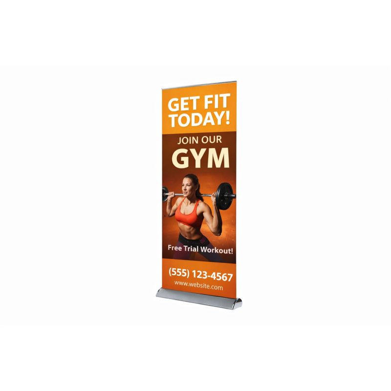 High Quality Retractable Banner Stands Package (33" x 81")