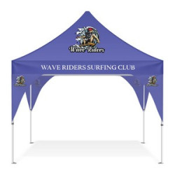 Custom Beach Canopy - Aluminum Hardware with Eco Friendly Fabric