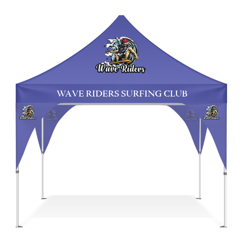 Custom Beach Canopy - Aluminum Hardware with Eco Friendly Fabric
