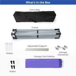 Custom Beach Canopy - Aluminum Hardware with Eco Friendly Fabric