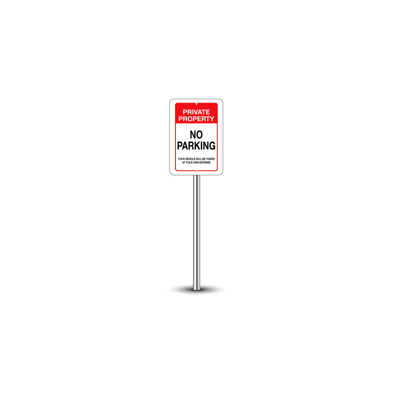 Reflective No Parking Signs (1' x 1ft) SQFT