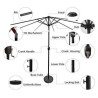 Solid Outdoor Umbrella (8.58' Dia)