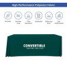 Convertible/Adjustable Table Cover - Fire Retardant Polyester Fabric (6' x 2.5')