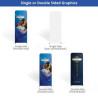 10' Magnetic Modular Fabric Displays - L Shape Curved (Single Sided)