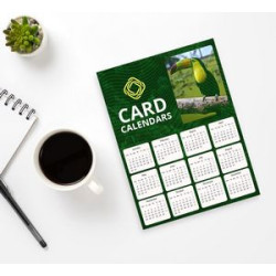 Card Calendars - Printed Front and Back (5" x 7")