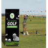 3.5' x 5.5' Adjustable X Banner Stands Package