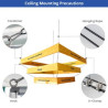 Skytube Tiered Square Hanging Sign Package (10' x 5')