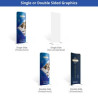 13' Magnetic Modular Fabric Displays - Tapered Island Shape (Double Sided)