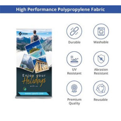 Silverstep 36" x 72" Retractable Banner Stand (Graphic only)