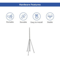 Giant Flag Pole Package (3.58' x 13')