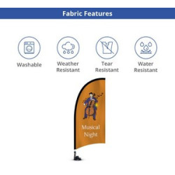 Suction Cup Flags - Blade Single Side Package (11.22'' x 26.57'')