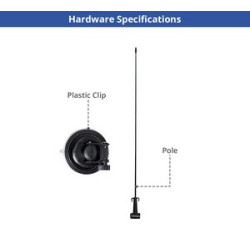 Suction Cup Flags - Blade Single Side Package (11.22'' x 26.57'')