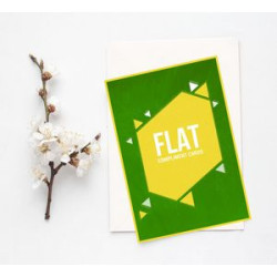 Flat Compliment Cards (3.5" x 5")