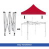 Red Canopy Tent (Topper and Frame) - (20' x 10ft)