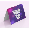 Folded Thank You Cards - 7" x 5" (Folds to 3.5" x 5")