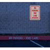 Reflective No Parking Fire Lane Signs (1' x 1ft) SQFT