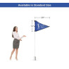 Golf Flags - Triangle, Single Sided package (20" x 14")