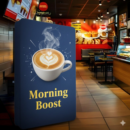 3D Fabric Banner Stand with Round Corners (Graphic only)