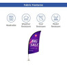 Clip Flags - Blade Double Sided Package (11.22" x 26.57")