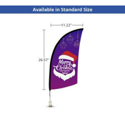 Clip Flags - Blade Double Sided Package (11.22" x 26.57")