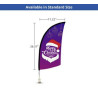 Clip Flags - Blade Double Sided Package (11.22" x 26.57")