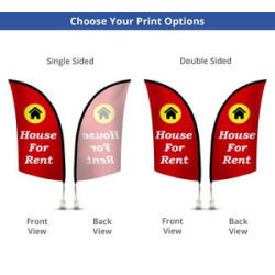 Clip Flags - Blade Double Sided Package (11.22" x 26.57")