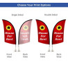 Clip Flags - Blade Double Sided Package (11.22" x 26.57")