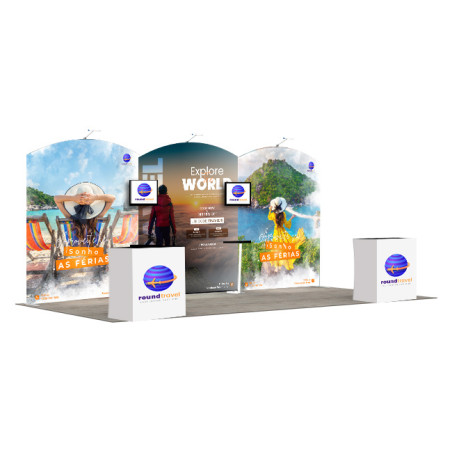 20' Trade Show Booth - Package 8
